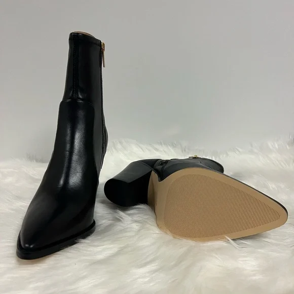 Michael Kors Dover Pointed Toe High Heel Bootie In black Size 10 NWOB